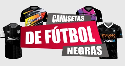 camisetas de futbol negras personalizadas chile.