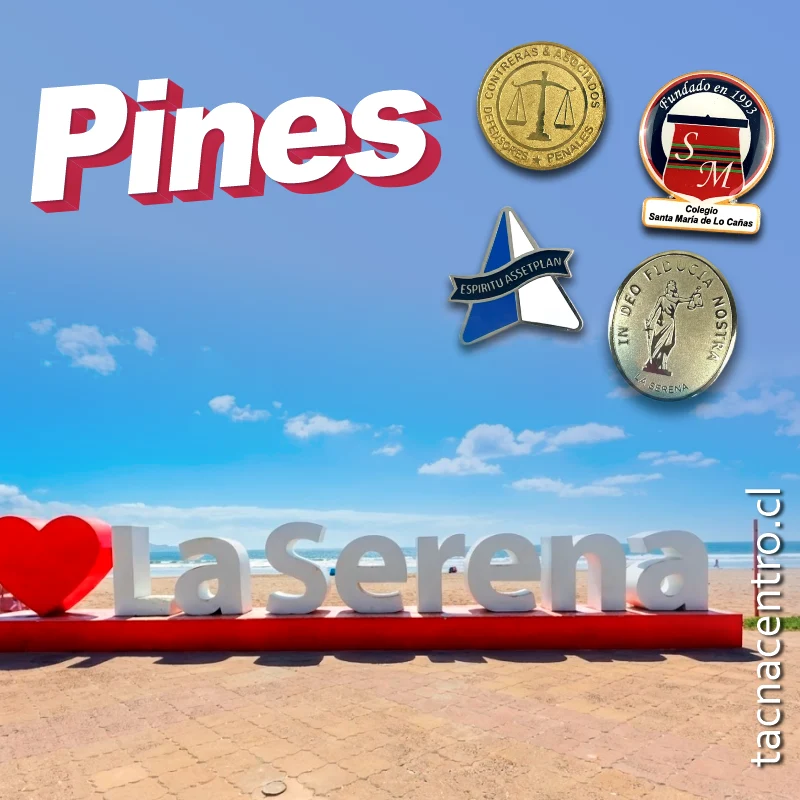 banner pines la serena 2025 pines en la serena personalizados