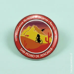 pines sublimados sin contorno con forma redonda