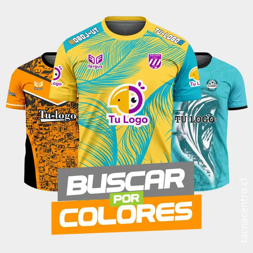 buscador de camisetas de futbol por colores herramienta
