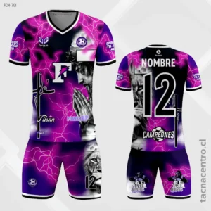 Camisetas Chocolateras fucsia y morado