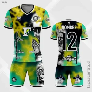 Camisetas Chocolateras verde y amarillo