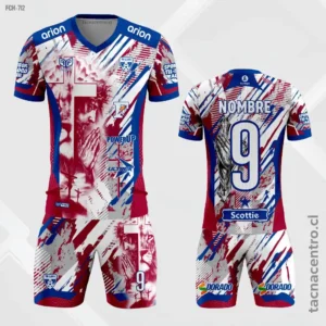 Camisetas Chocolateras rojo y azul