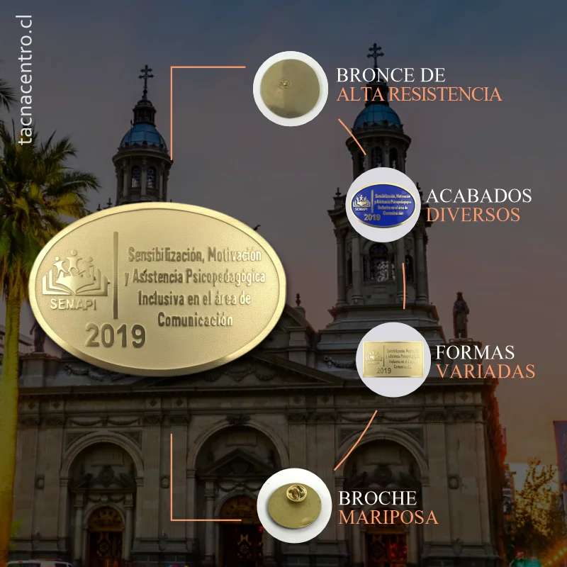 caracteristicas de pines en santiago personalizados