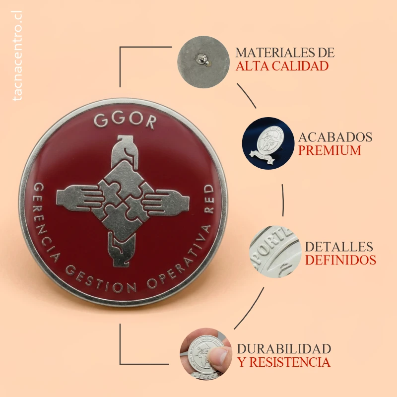 caracteristicas pines esmaltados personalizados