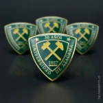 foto de pines esmaltados insignia universidad de atacama