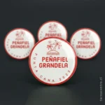 foto de pines sublimados forma redonda