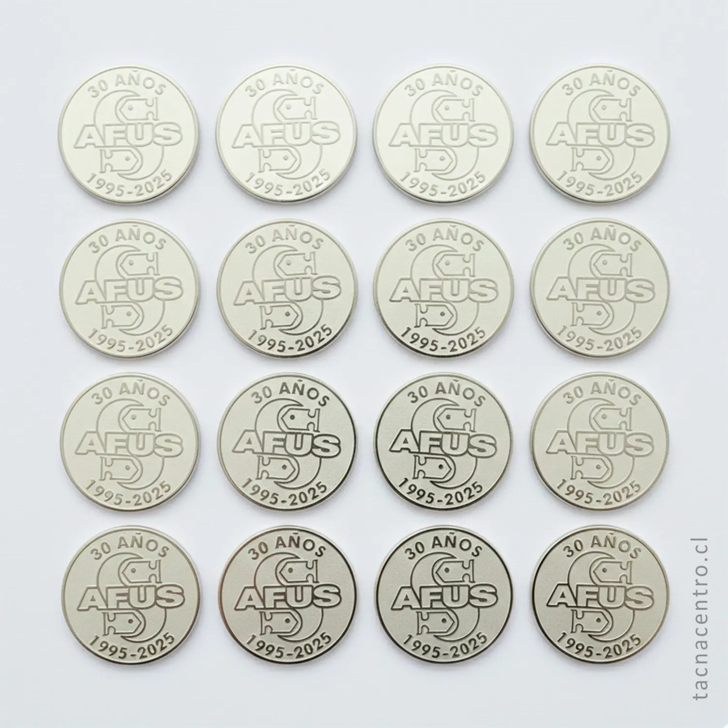 foto de trabajos enviados a chile pines metalicos personalizados corporativo 30 años