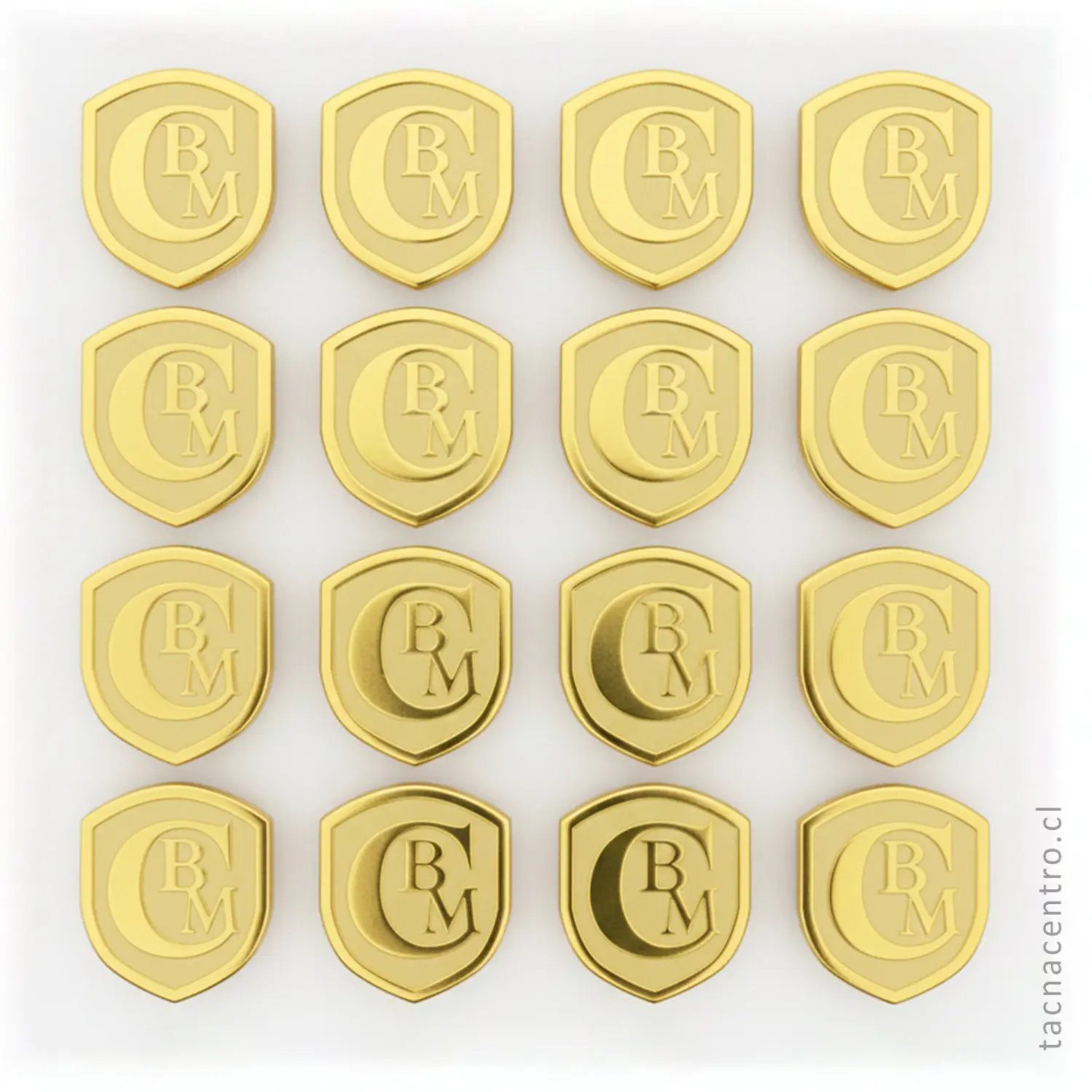 foto de trabajos enviados a chile pines metalicos dorados personalizados dorados