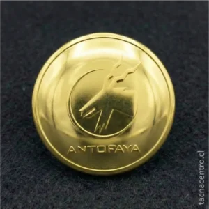 pines dorados con forma bombeada y fondo pulido forma redonda y bombeada