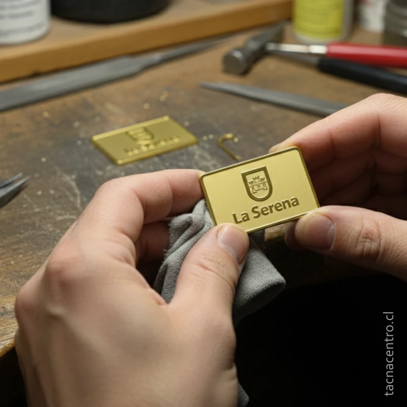 proceso fabricacion produccion de pines dorados chile