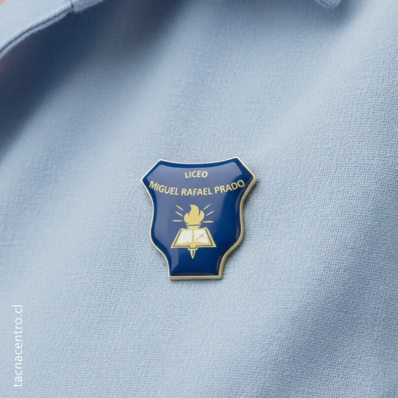 uso de pines sublimados para instituciones