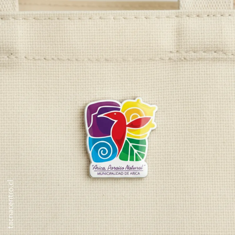 usos de pines sublimados para publicidad