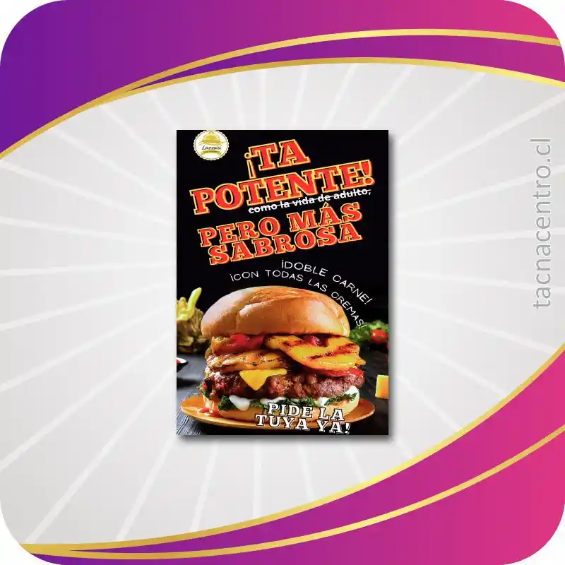 afiche publicitarios con diseño gratis chile