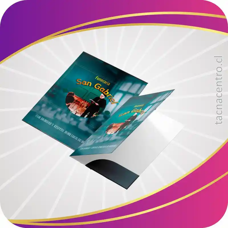 Carpetas Corporativas en Chile con diseño gratis