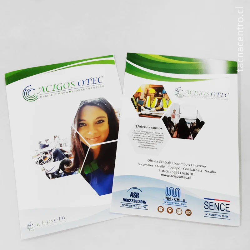 fotos de carpetas en la serena para escuela de capacitaciones