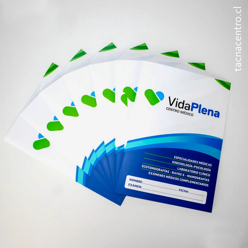 fotos de carpetas en viña del mar para centro medico