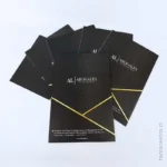 fotos de carpetas hot stamping para estudio juridico en santiago