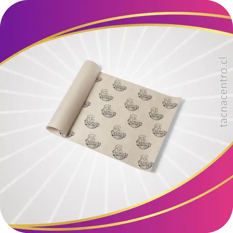 papel mantequilla personalizados chile 2026