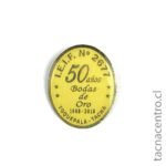 pines dorados personalizados 50 anos