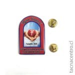 pines metalicos persolizados sublimado religion