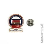 pines metalicos personalizado sublimado santa maria