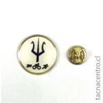 pines metalicos personalizado sublimado tridente