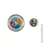 pines metalicos personalizados esmaltado con resina antucoya