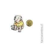 piocha personalizada sublimado perrito