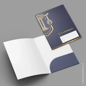 producto carpetas hot stamping con bolsillo unico para abogados