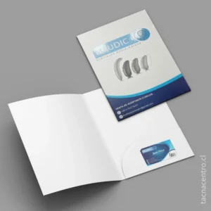 producto carpetas sectorizadas y bolsillo tarjetero para venta equipos de audicion