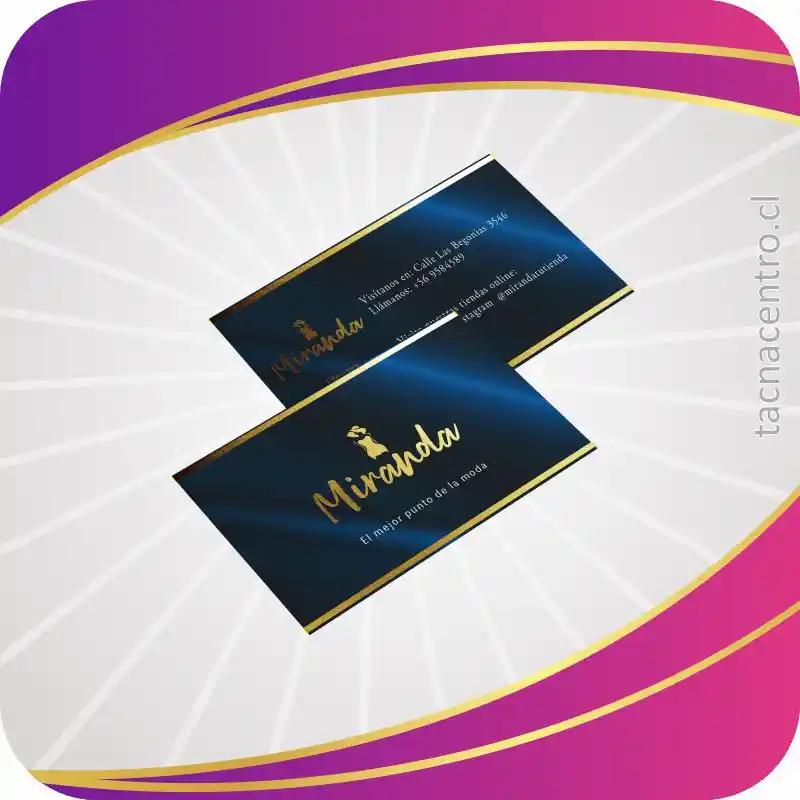 tarjetas de presentación en chile diseño gratis 