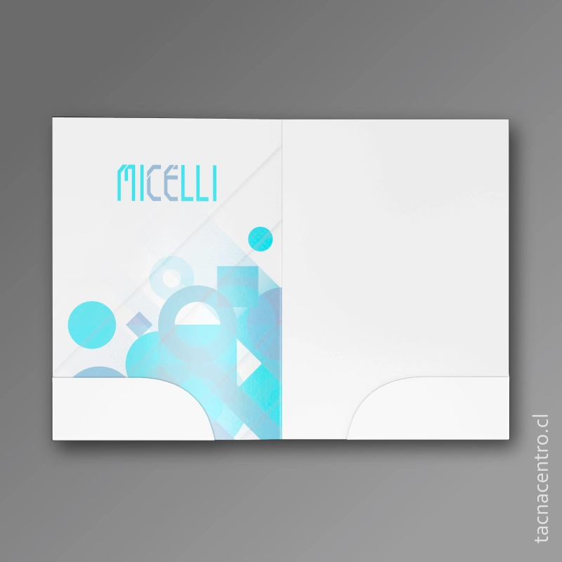 tipo bolsillos carpeta corporativa celeste bolsillo doble 2026 carpeta corporativa con bolsillo doble