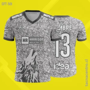 Camiseta de Futbol para hombre plomo