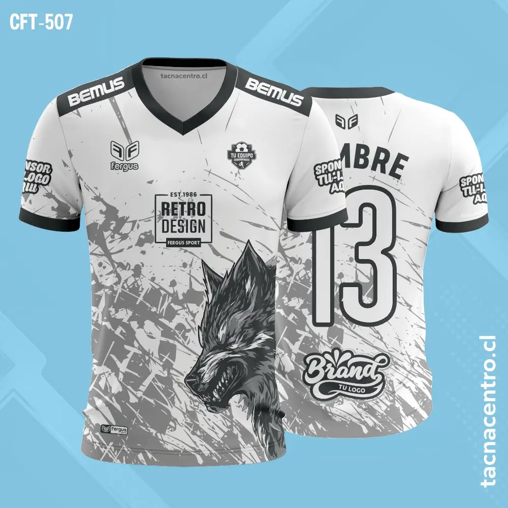 Camiseta de Futbol para hombre negro y amarillo 2 Camiseta de Futbol para hombre gris