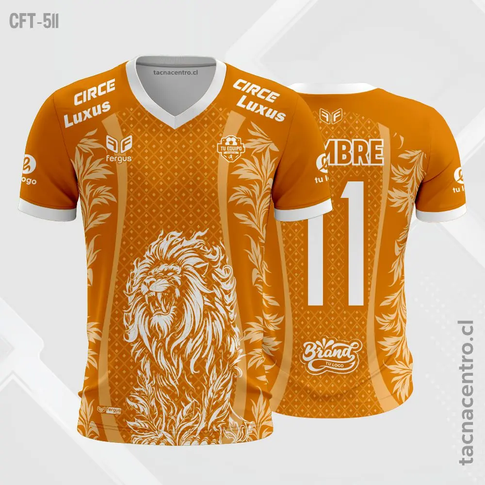 Camiseta de Futbol para hombre verde acero 3 Camiseta de Futbol para hombre naranja