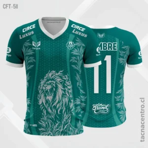 Camiseta de Futbol para hombre verde acero