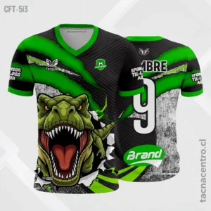 Camiseta de Futbol para hombre verde y negro