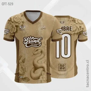 Camiseta de Futbol para hombre cafe