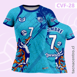 Camiseta de Voleibol Patrones de Hojas