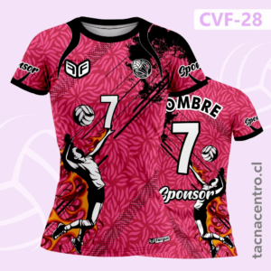 Camiseta de Voleibol Patrones de Hojas