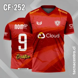 Camiseta de Futbol rojo Cloud