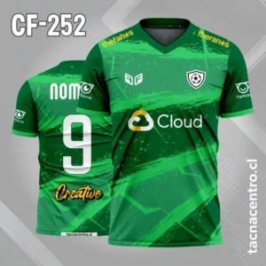 Camiseta de Futbol verde Cloud