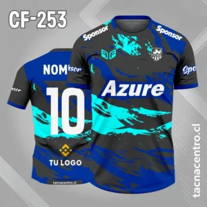 Camiseta de Futbol Manchas Tricolor