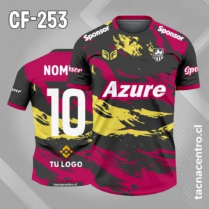 Camiseta de Futbol Manchas Tricolor