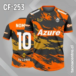 Camiseta de Futbol Manchas Tricolor