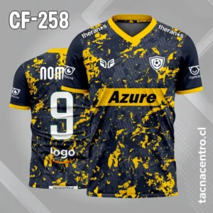 Camiseta de Futbol Diseño Manchas