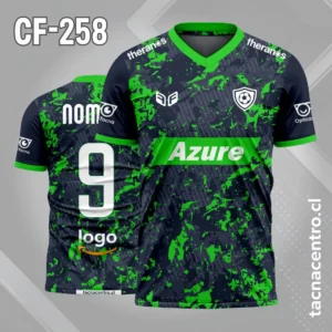 Camiseta de Futbol Diseño Manchas