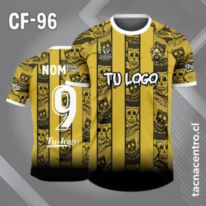 Camiseta de Futbol franjas de Calavera