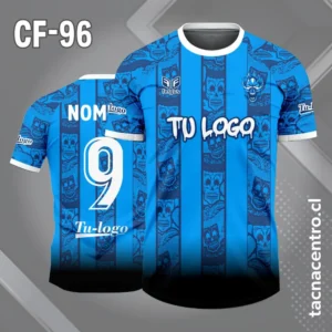 Camiseta de Futbol franjas de Calavera